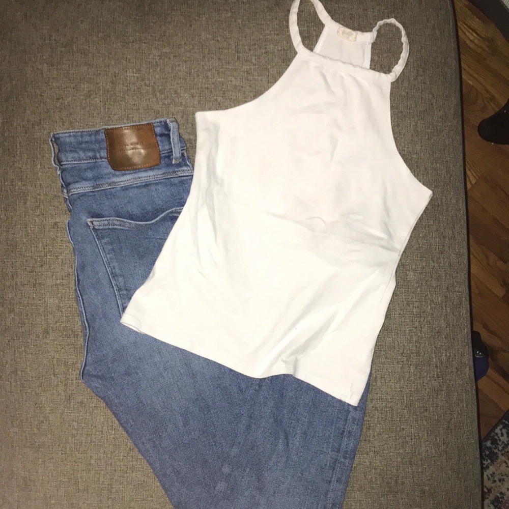 High wasted Zara Jeans